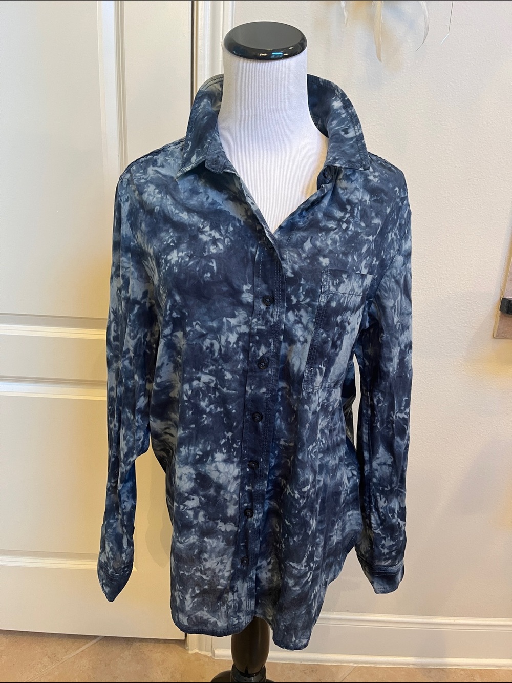 Anthropologie Pilcro tie dye button up